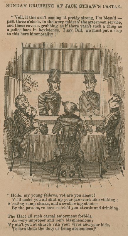 Déjeuner dominical au Jack Straws Castle - English School