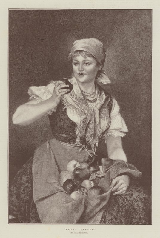 Pommes sucrées (gravure) - English School