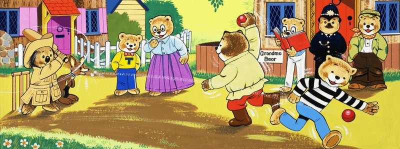 Ours en peluche (avec objets cachés) - English School