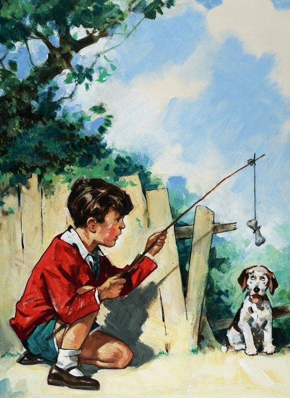 Tenter un chien - English School