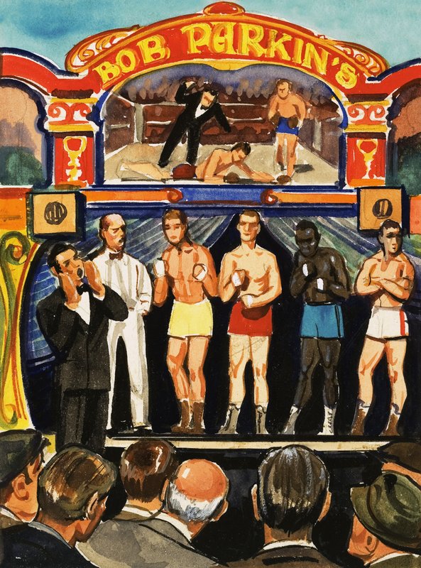 Le stand de boxe - English School
