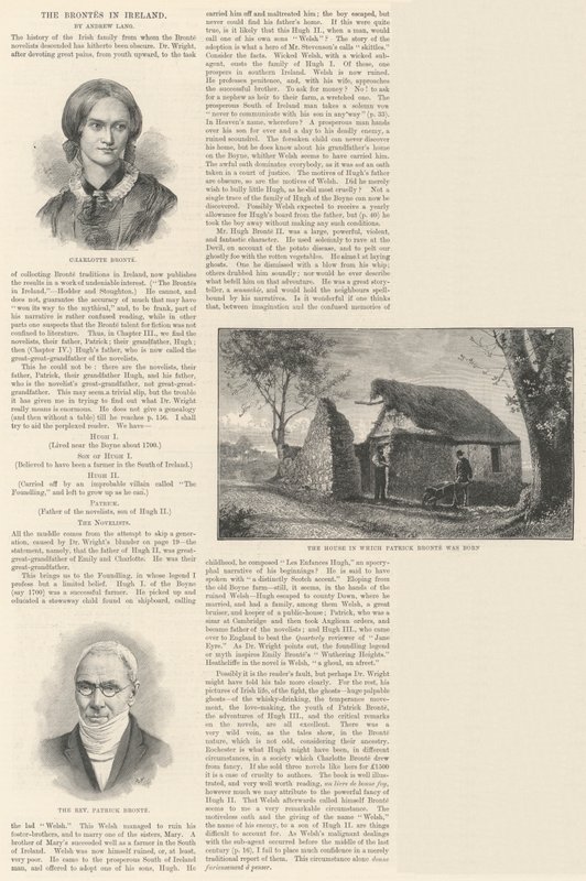 Les Brontë en Irlande (gravure) - English School