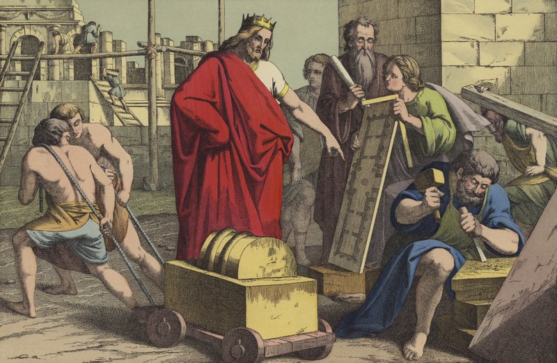 La Construction du Temple - English School