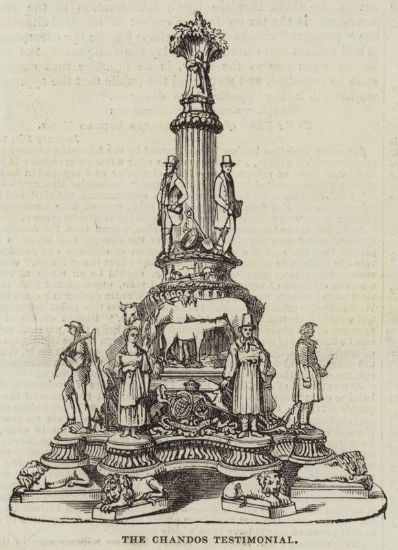 Le Témoignage de Chandos (gravure) - English School