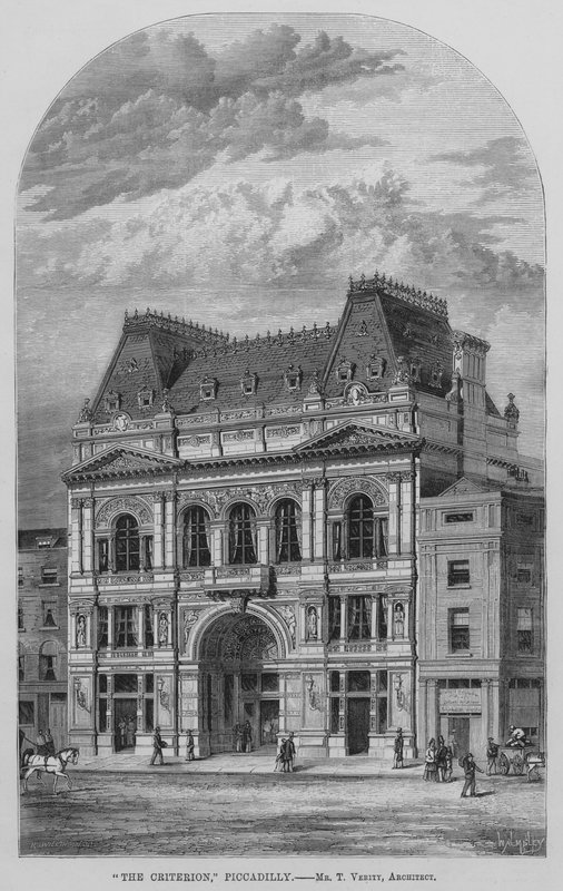 "Le Criterion," Piccadilly (gravure) - English School