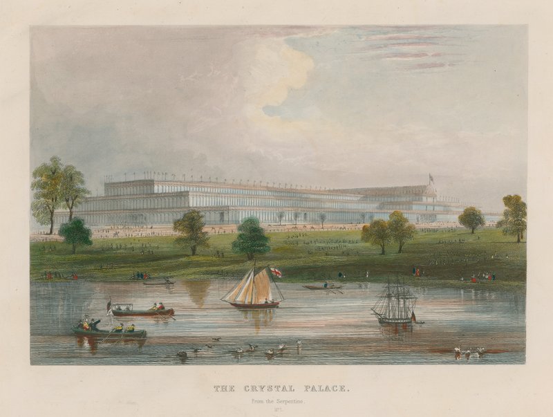 Le Palais de Cristal depuis la Serpentine - English School