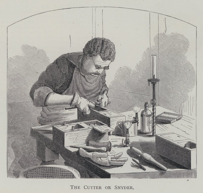 Le Cutter ou Snyder (gravure) - English School