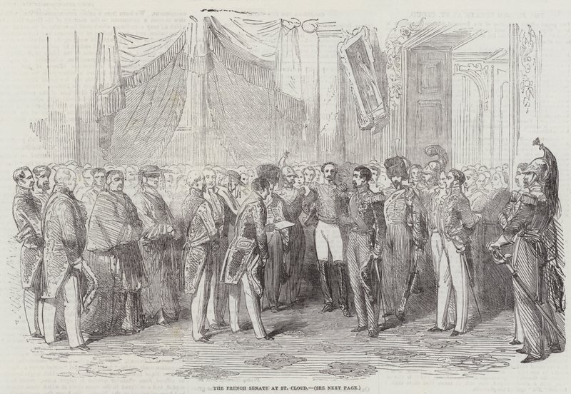 Le Sénat français à St Cloud - English School