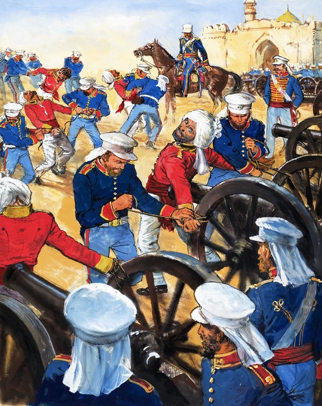 La révolte des Indiens - English School