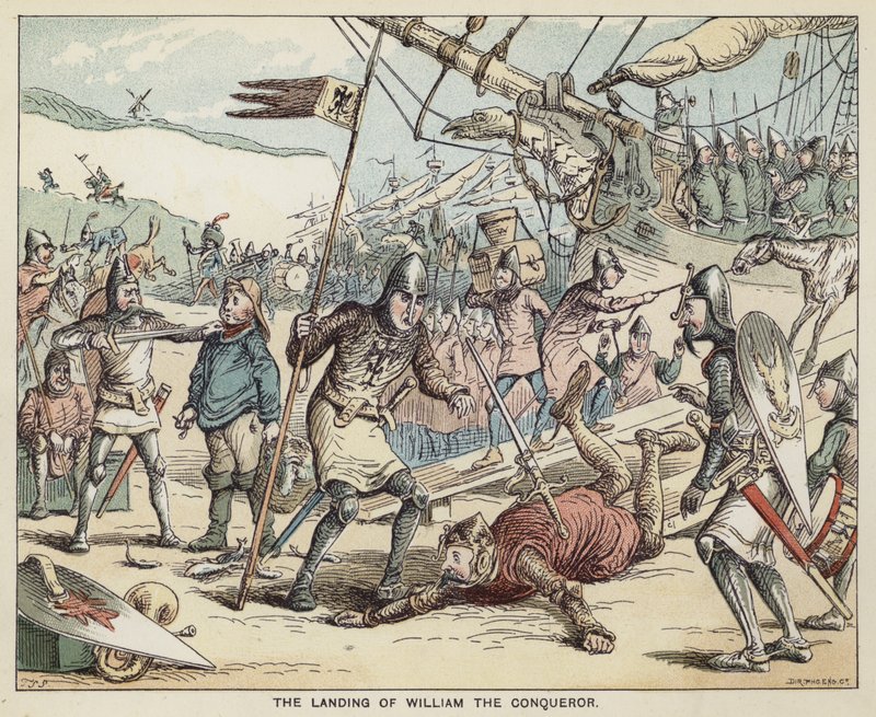 Le débarquement de Guillaume le Conquérant - English School
