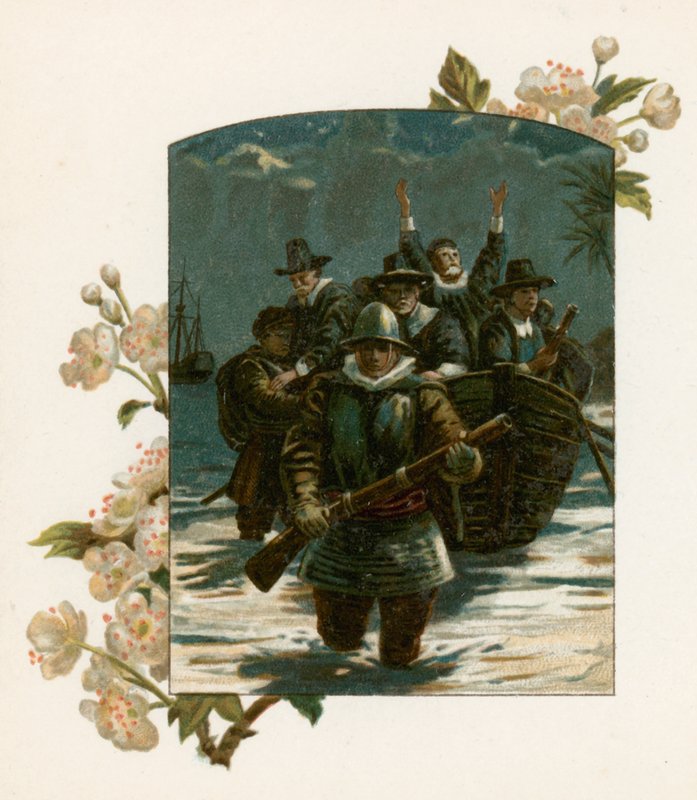 Le débarquement des Pères pèlerins - English School