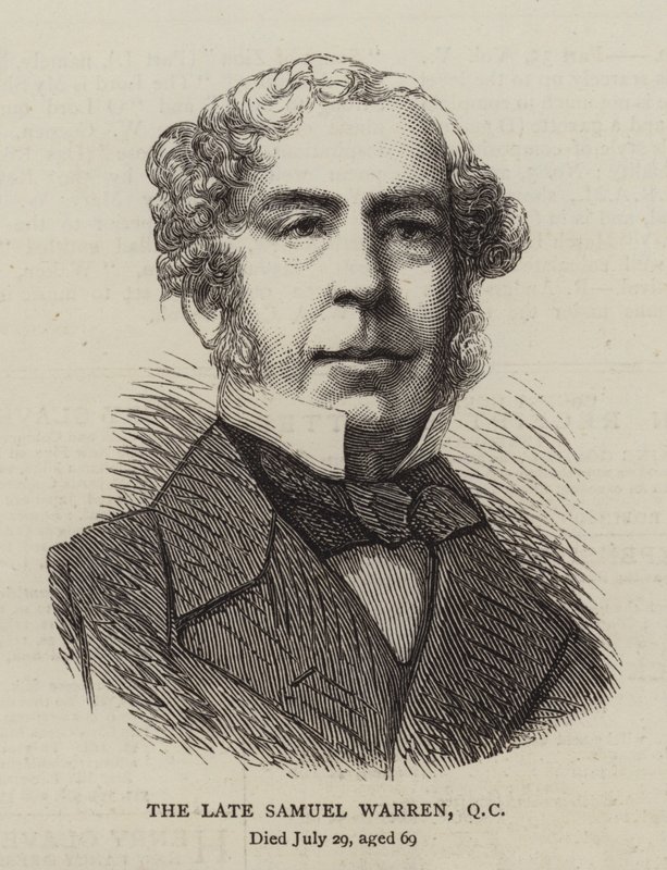 Le défunt Samuel Warren, QC - English School