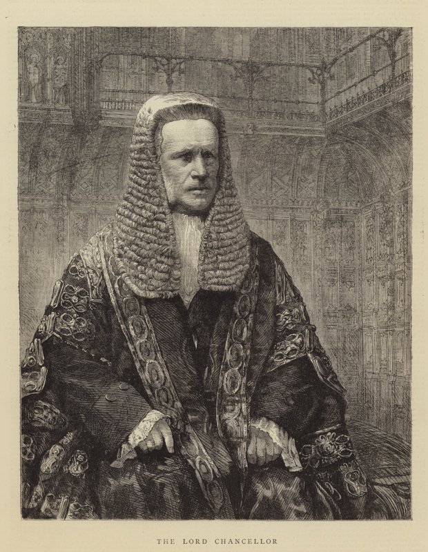 Le Lord Chancelier (gravure) - English School