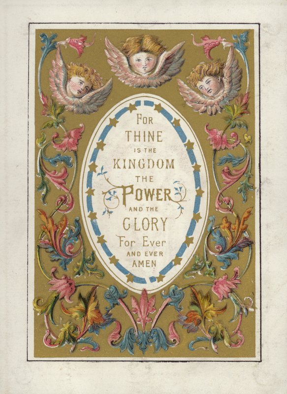 Le Notre Père (lithographie en couleur) - English School