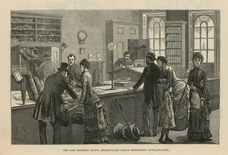 Le bureau des objets trouvés à Scotland Yard - English School