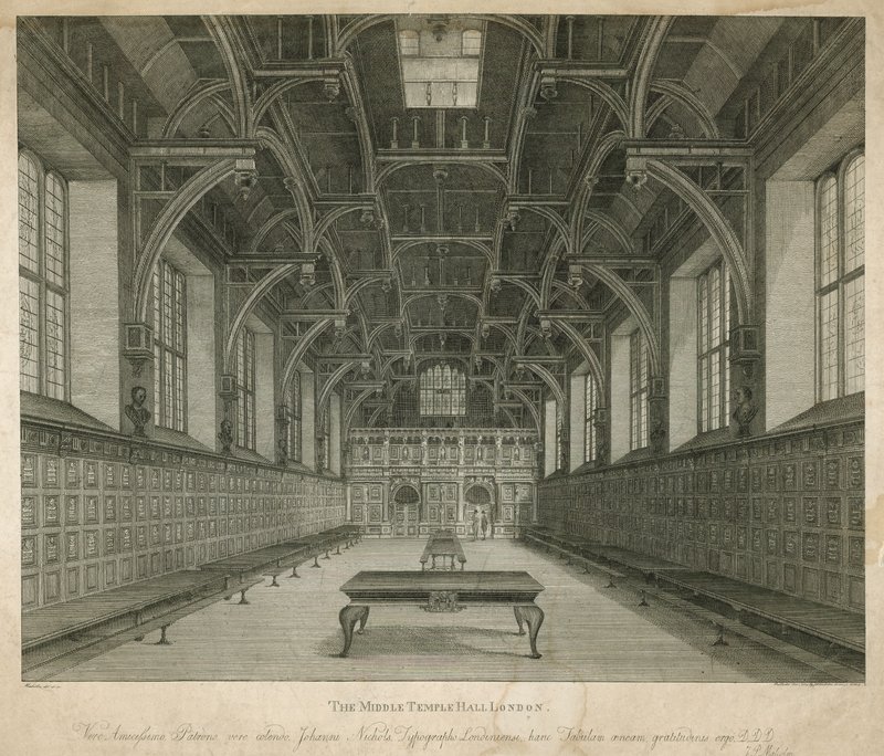 Le Middle Temple Hall, Londres - English School