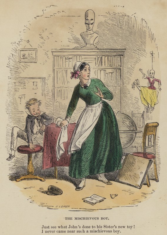 Le garçon espiègle - English School