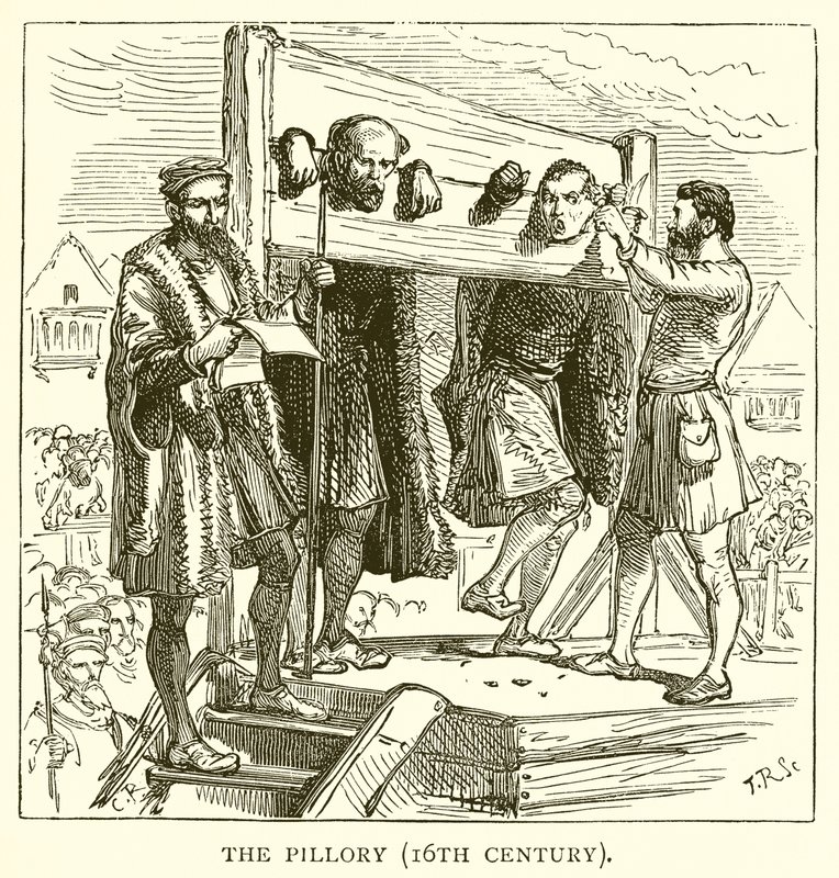 Le pilori (16ème siècle) - English School