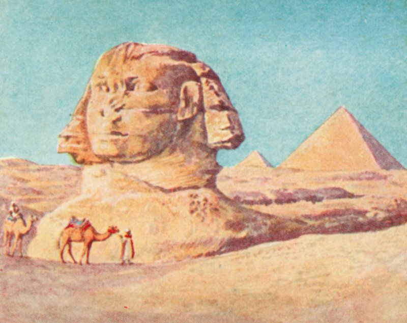 Les Pyramides et le Sphinx - English School