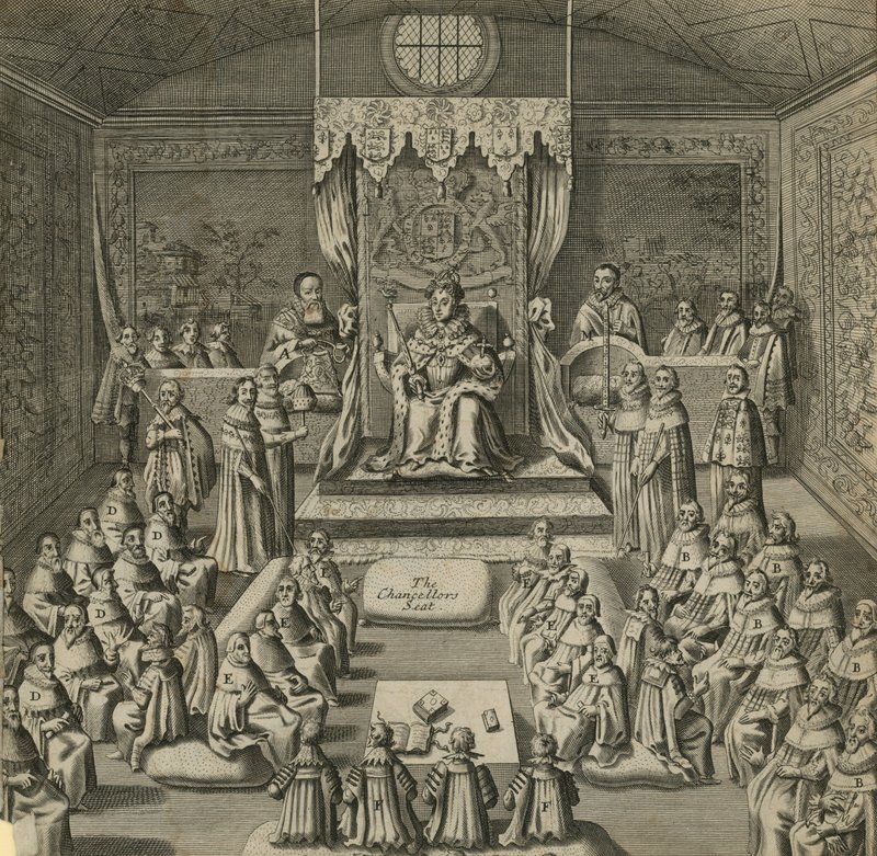 La reine en tant que chef du Parlement - English School