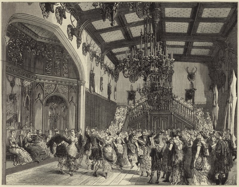 La Reine à Balmoral - English School
