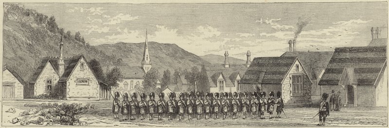 La Reine à Balmoral - English School