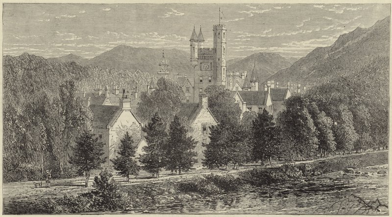 La Reine à Balmoral - English School