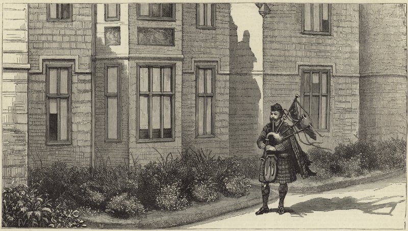 La Reine à Balmoral - English School