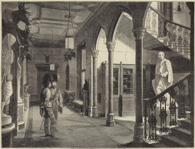 La Reine à Balmoral - English School