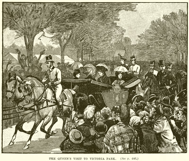 La visite de la reine au parc Victoria - English School