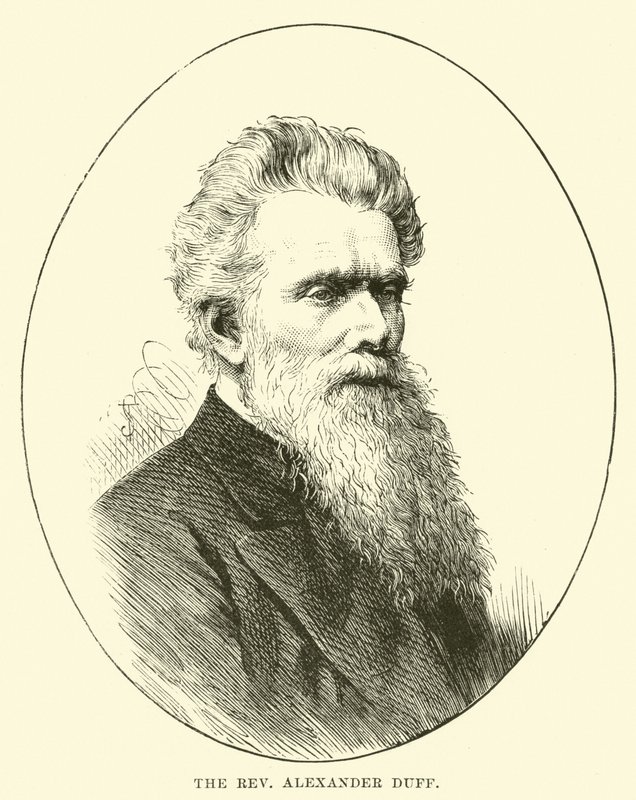 Le révérend Alexander Duff - English School