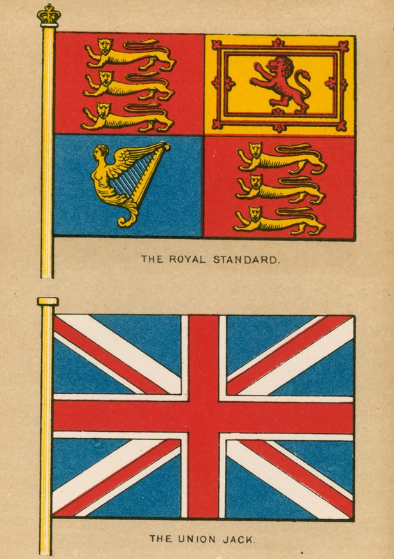 Le drapeau royal. L