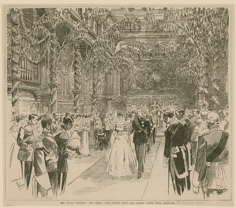 Le mariage royal, 23 juillet 1896 - English School