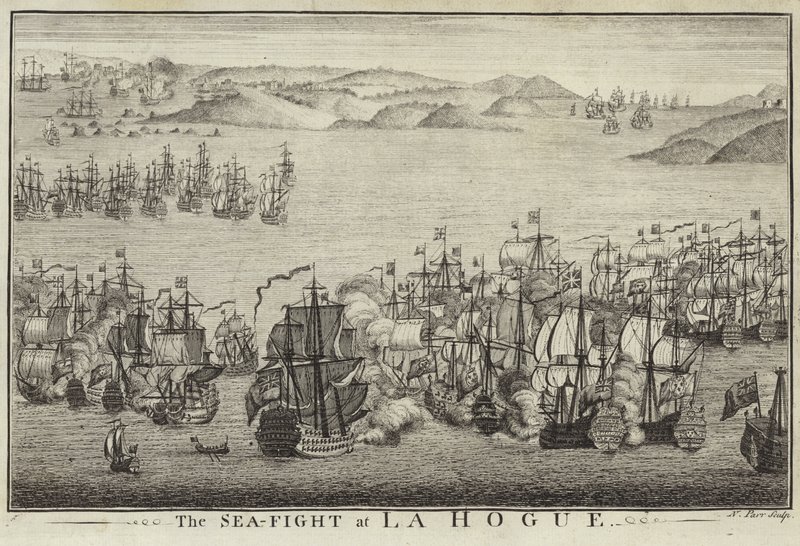 Le Combat naval à La Hogue - English School