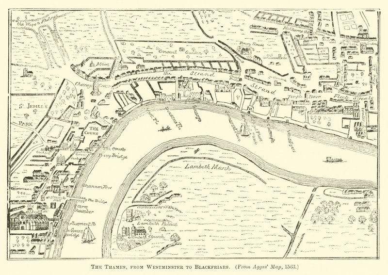 La Tamise, de Westminster à Blackfriars - English School