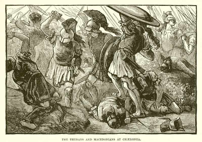 Les Thébains et les Macédoniens à Chéronée - English School