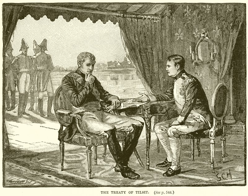 Le traité de Tilsit - English School