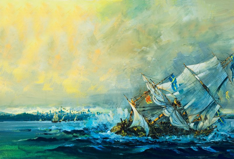 Le Vasa coule - English School