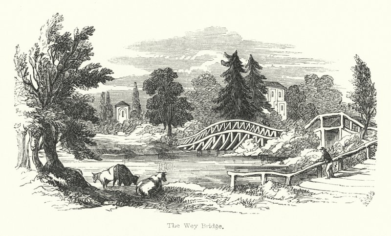 Le Pont de Wey (gravure) - English School