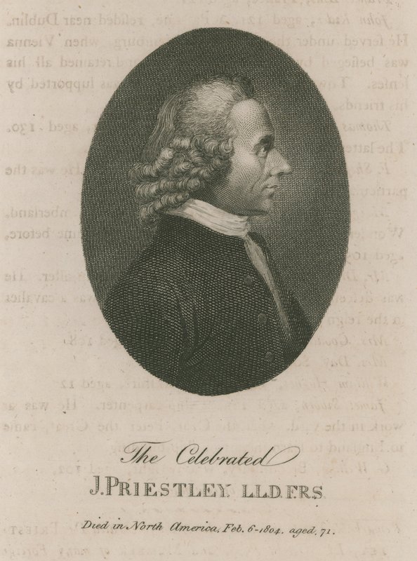 Le célèbre Joseph Priestley - English School