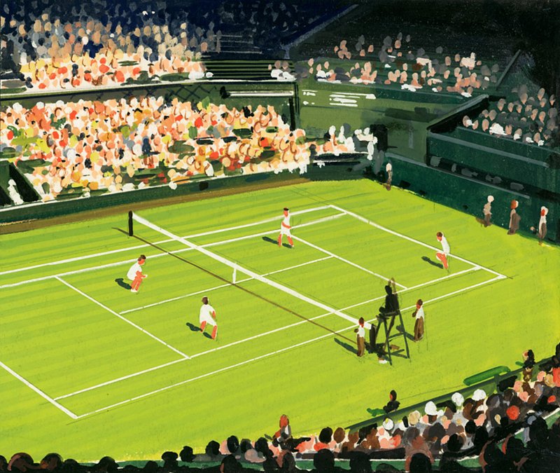 Le court central à Wimbledon - English School