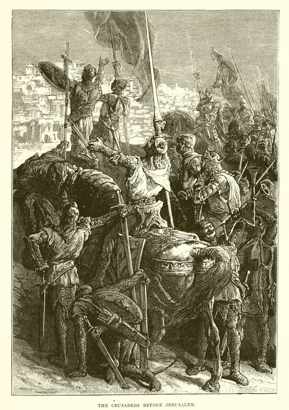 Les croisés devant Jérusalem - English School