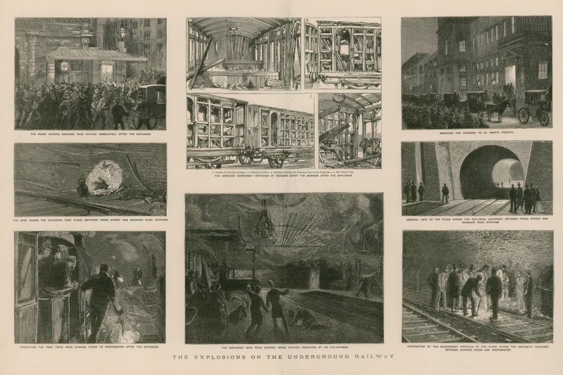 Les explosions sur le chemin de fer souterrain - English School