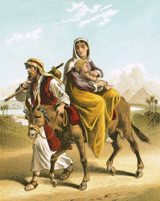 La fuite en Égypte - English School