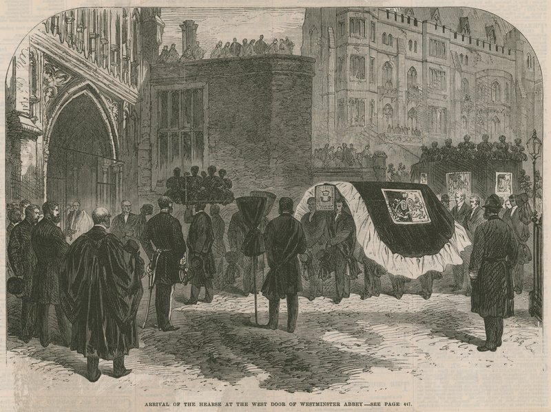 Les funérailles de Lord Palmerston - English School