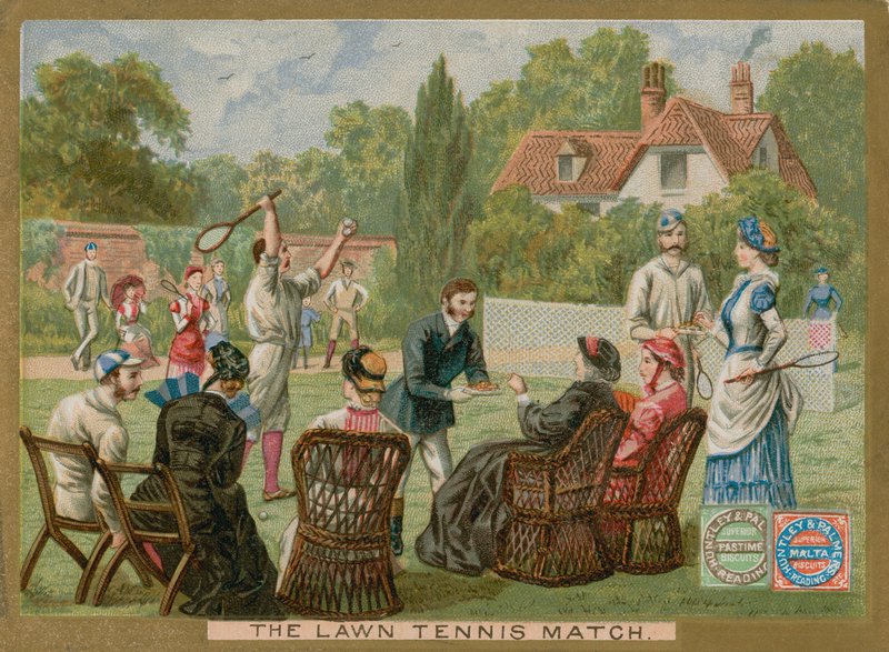 Le match de tennis sur gazon - English School