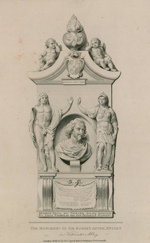 Le monument de Sir Robert Ayton - English School