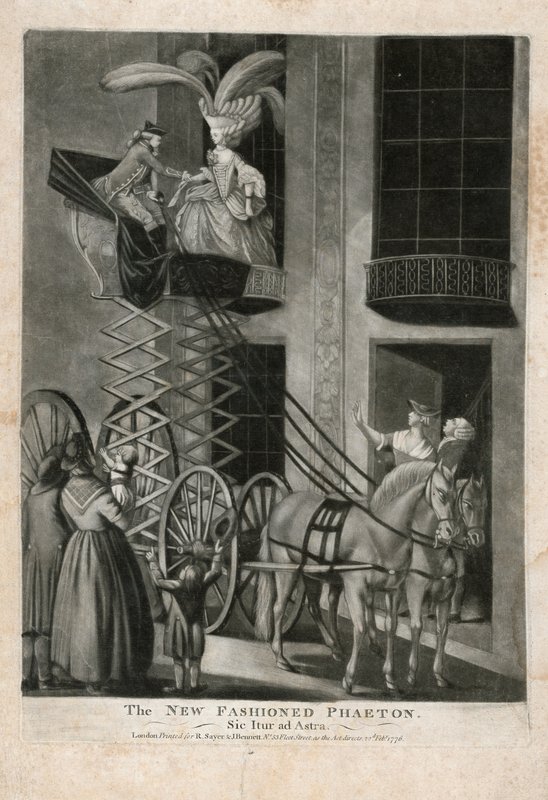 Le phaéton à la mode - English School