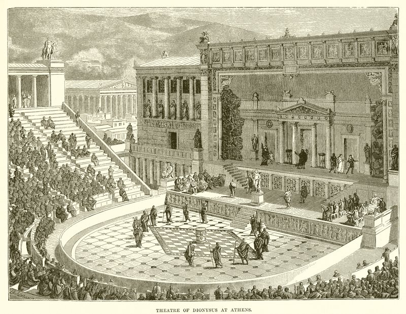Théâtre de Dionysos à Athènes - English School