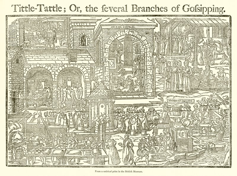 Bavardages; ou, les différentes branches des commérages - English School
